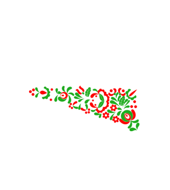 Magyarország  minta fehér pólón