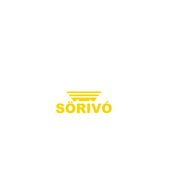 Sörivó (yellow) minta farmerkék pólón