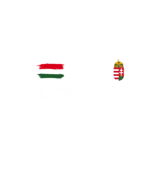 Magyarország 20  minta fehér pólón