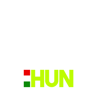 HUN (Hungary) minta fehér pólón