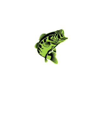 Angry Fish (green) minta fekete pólón
