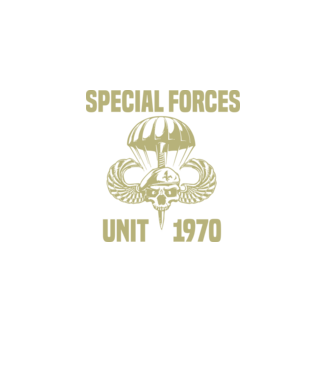 Special Forces Unit 1970 minta szürke pólón