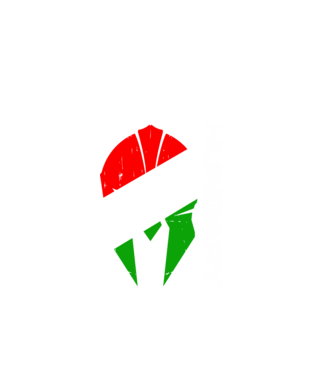 HUN warrior minta fekete pólón
