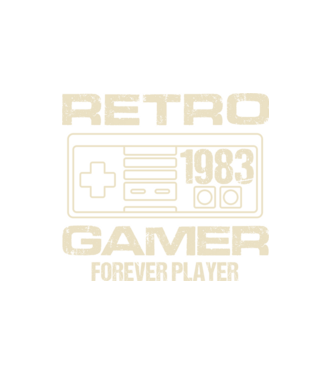 Retro Gamer 1983 minta fehér pólón