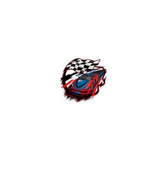 Racing minta fehér/piros pólón