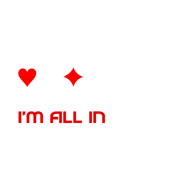 Poker minta fehér pólón