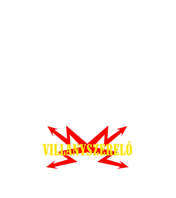 Villanyszerelő minta zöld pólón