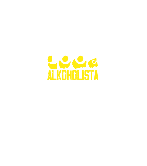 Alkoholista minta fekete pólón
