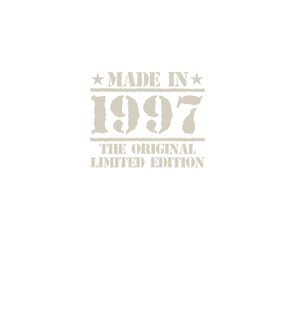 Made in 1997 minta fekete pólón
