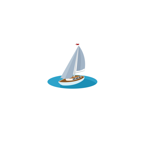 Balatoni vitorlás minta fekete pólón