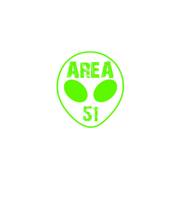 AreA 51 (green) minta fekete pólón
