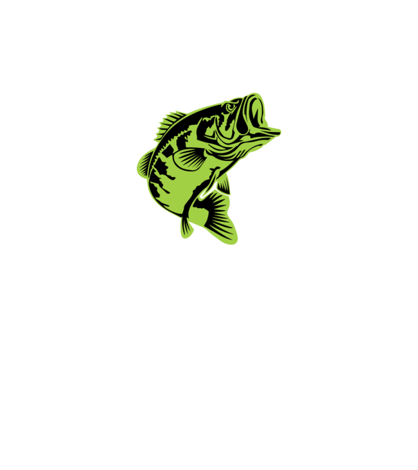 Angry Fish (green) minta fekete pólón