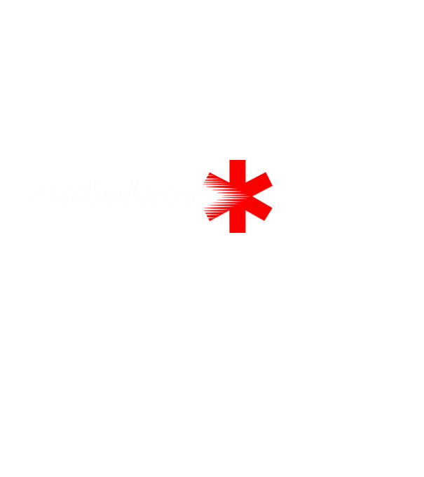 Ambulance minta fekete pólón