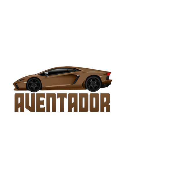 Aventador minta fehér pólón