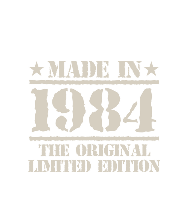 Made in 1984 minta fehér pólón