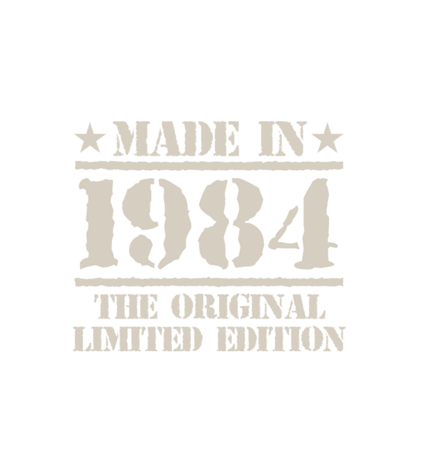 Made in 1984 minta fehér pólón
