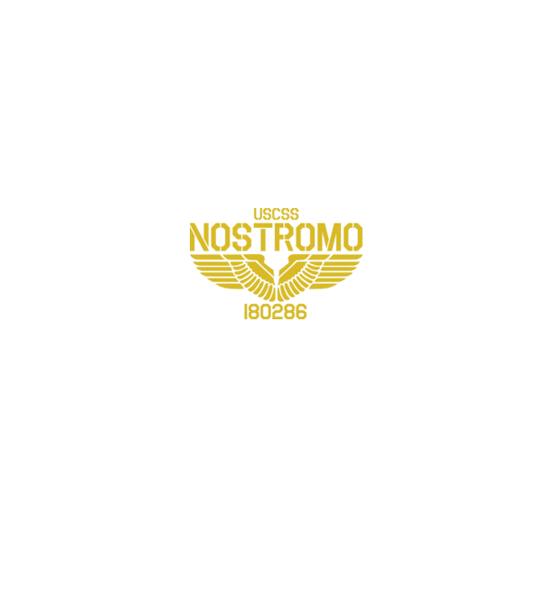 USCSS Nostromo minta fekete pólón