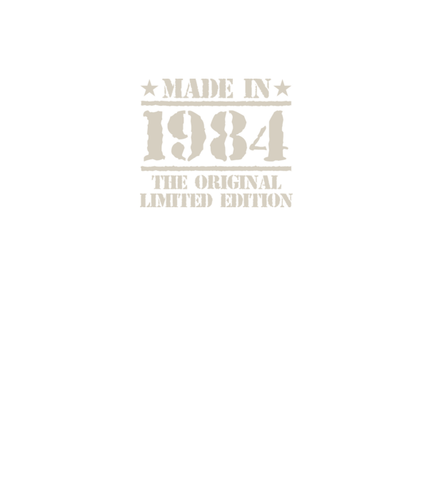 Made in 1984 minta fekete pólón
