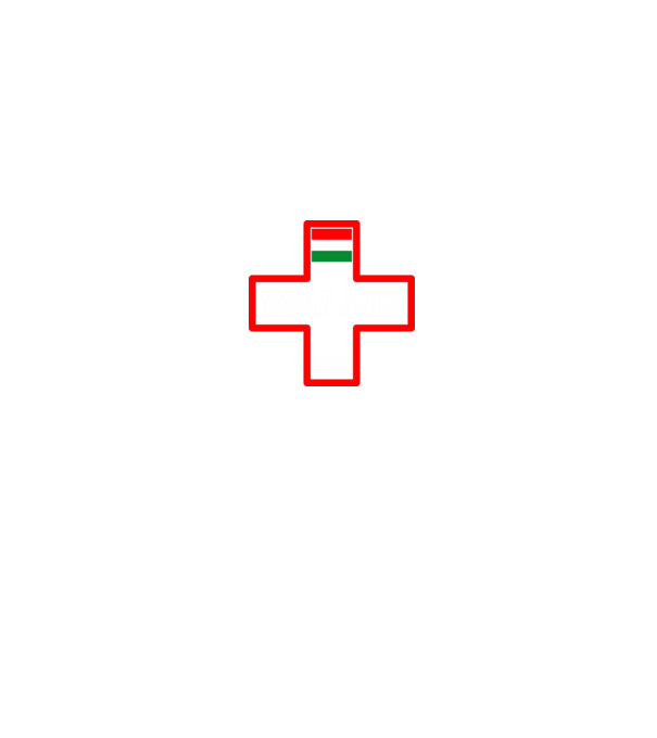 Ambulance HUN minta fekete pólón