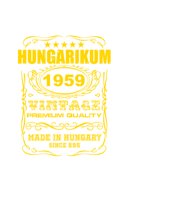Hungarikum 1959  minta fekete pólón