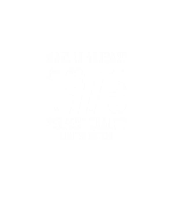 Made in hungary 1975 minta fekete pólón