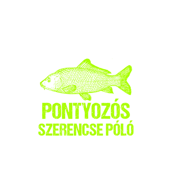 Pontyozós Póló minta fehér pólón