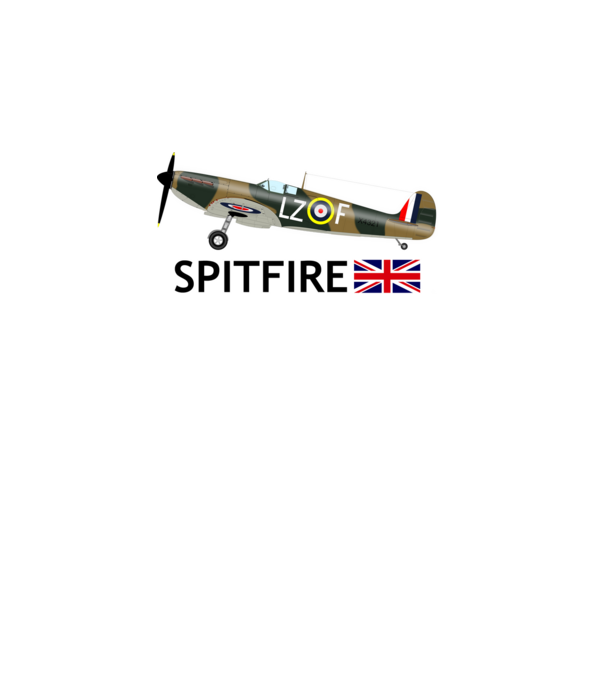 SPITFIRE Mk Ia minta fehér pólón