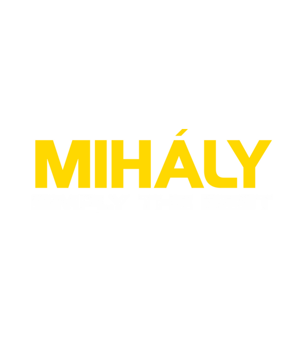 Mihály (Egyszerűen a legjobb) minta fehér pólón