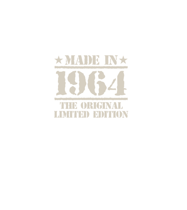 Made in 1964 minta fekete pólón