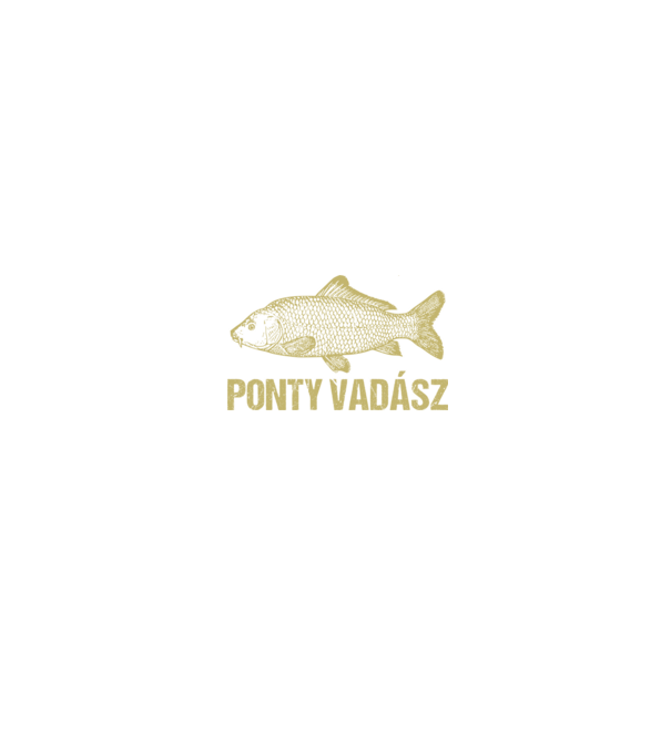 Ponty vadász minta fekete pólón