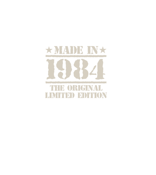 Made in 1984 minta fekete pólón