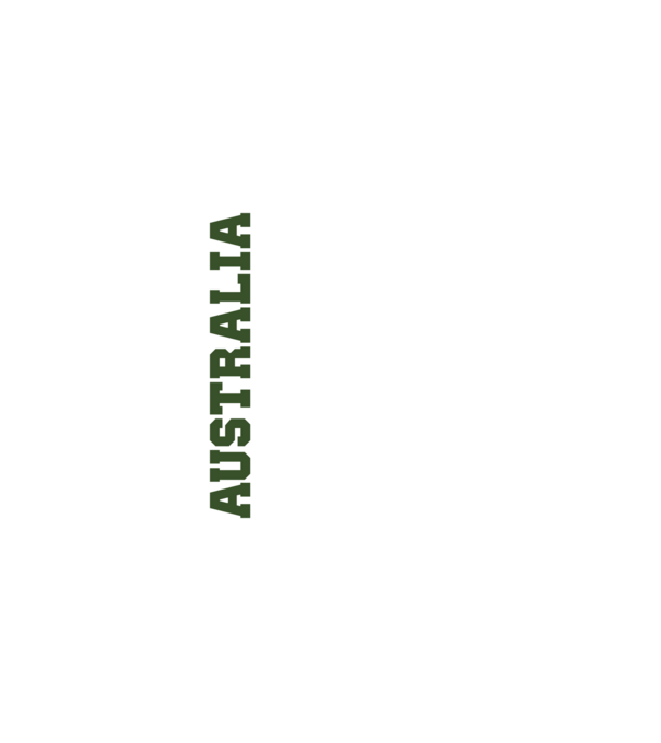 Australia minta szürke pólón