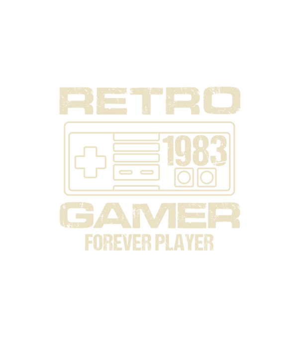 Retro Gamer 1983 minta fehér pólón
