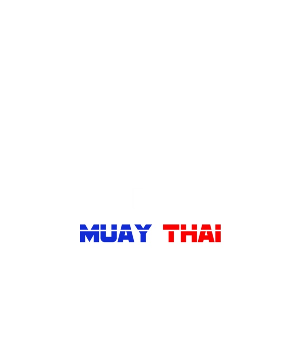 Muay Thay minta fehér pólón