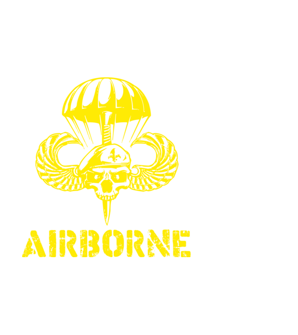 Airborne minta fehér pólón