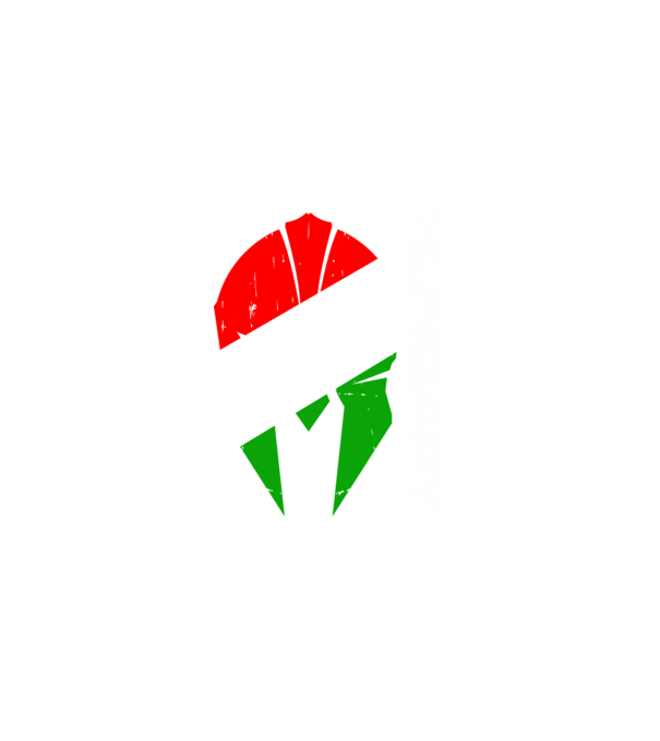 HUN warrior minta szürke pólón