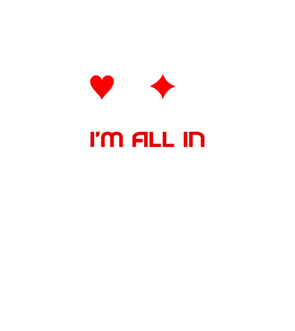 Poker minta fekete pólón