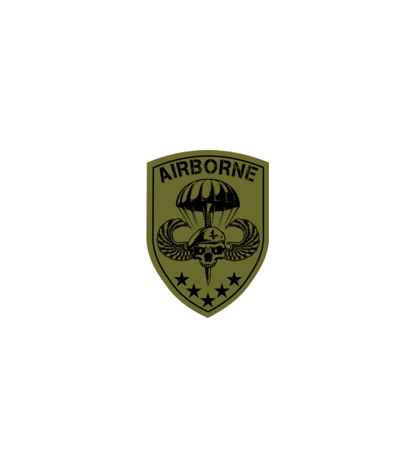 Airborne minta homokszín pólón