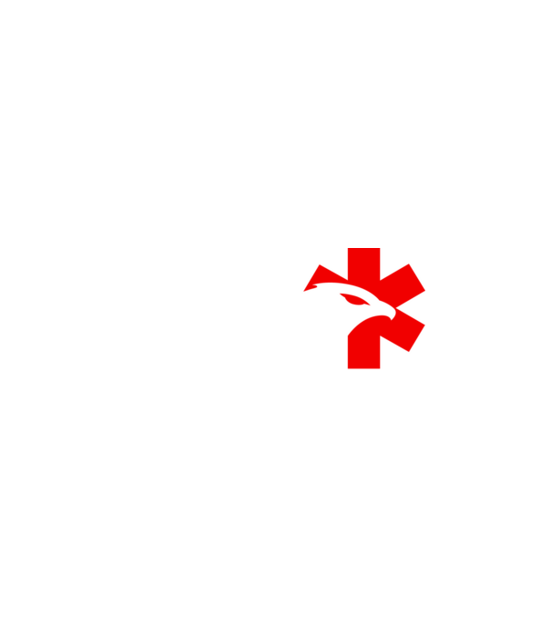 Ambulance minta fehér pólón