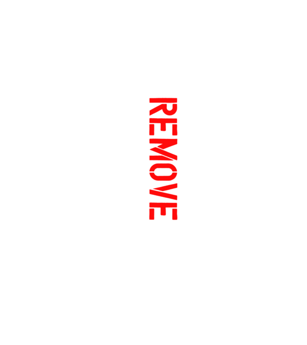 Remove Before Flight minta fekete pólón