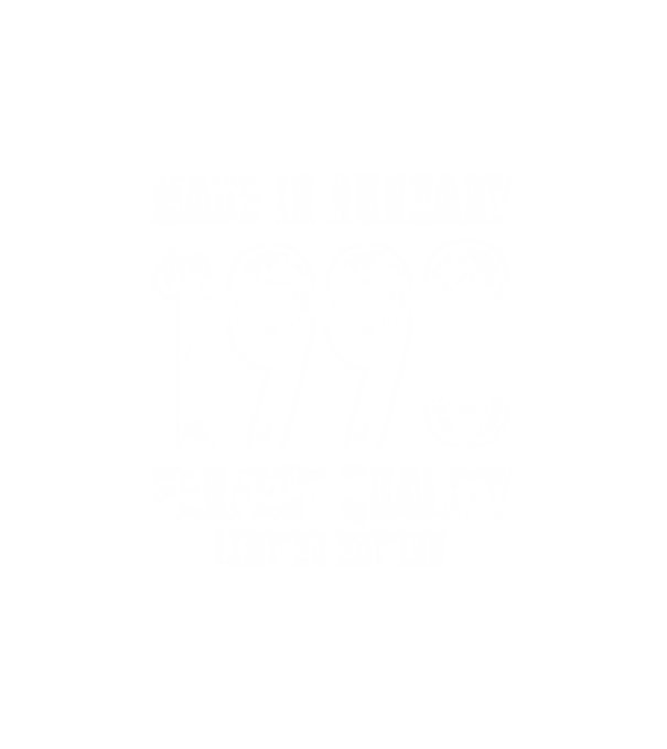 Made in hungary 1990 minta fehér pólón
