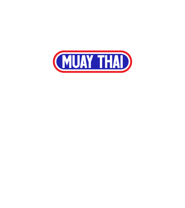 Muay Thai minta fekete pólón
