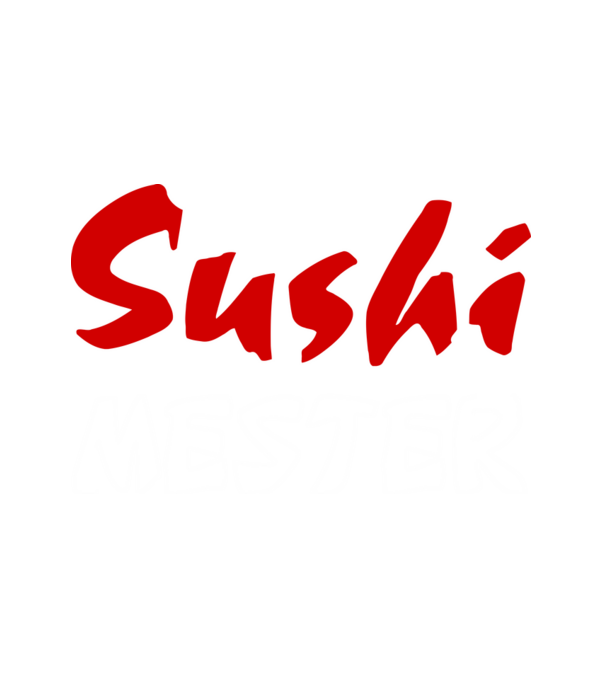 Sushi Mester minta fehér pólón