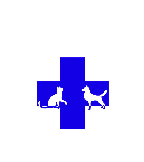 Állatorvos (blue) minta fehér pólón