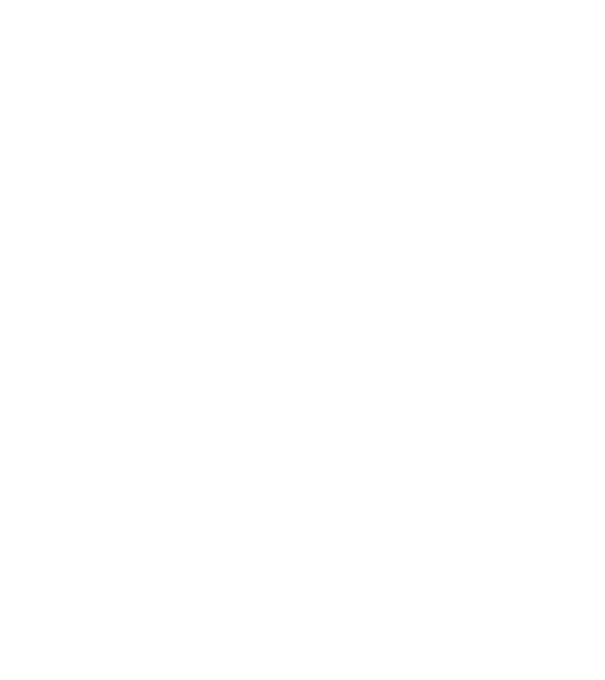 Emc2 (Tejes kávé) minta fekete pólón