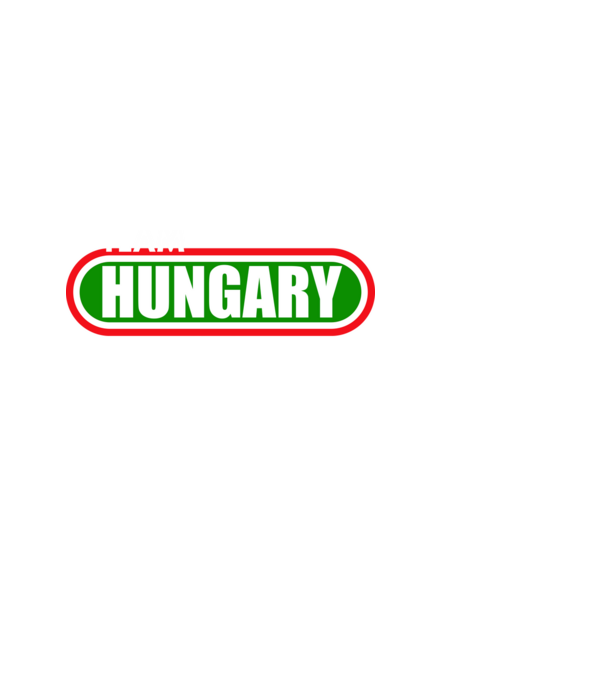 Team Hungary minta fekete pólón