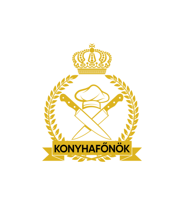 Konyhafőnök minta fehér pólón