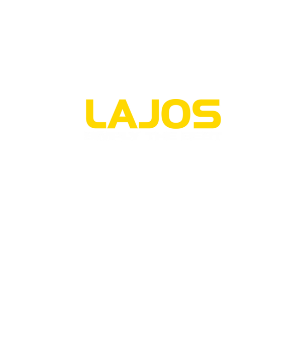 Lajos (Egyszerűen a legjobb) minta farmerkék pólón