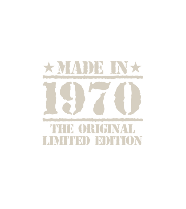 Made in 1970 minta fehér pólón