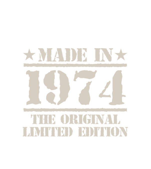 Made in 1974 minta fehér pólón